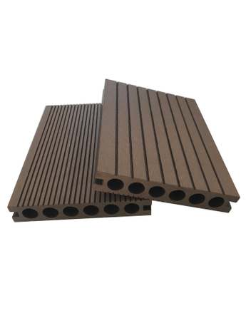 Wood plastic composite decking