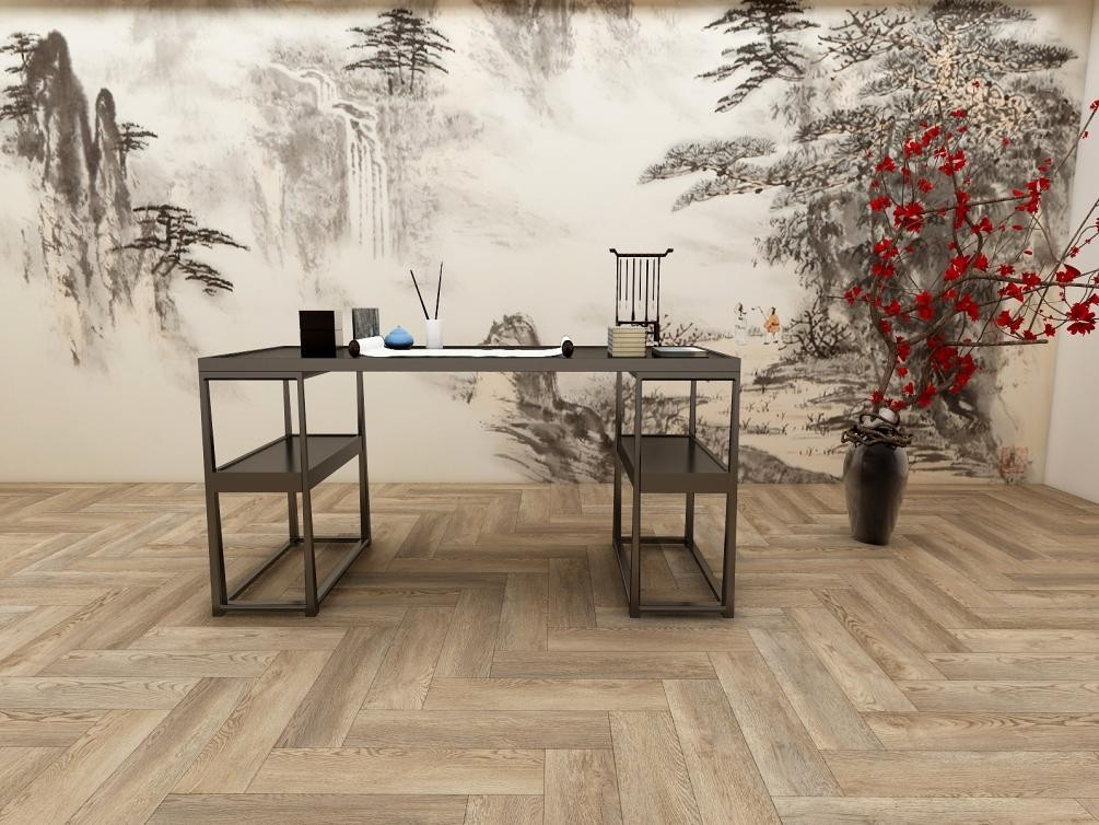 Herringbone LVT Dry Back Floor AY924-2